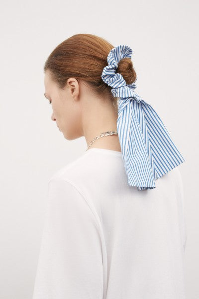 Bow Scrunchie, Stripe