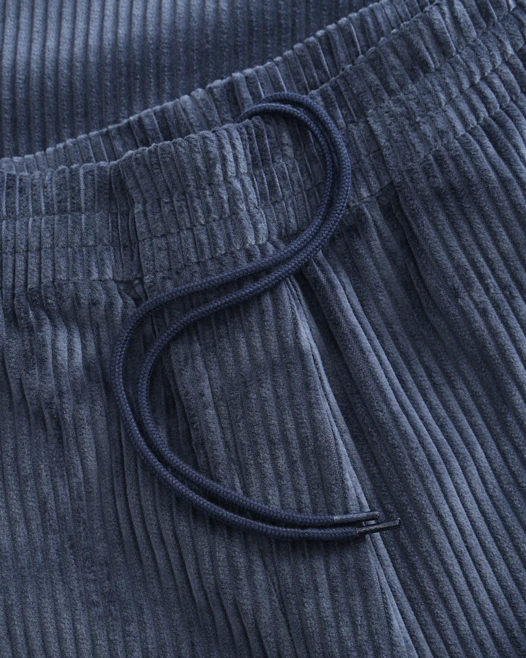 Weite Cordhose Biobaumwolle blau