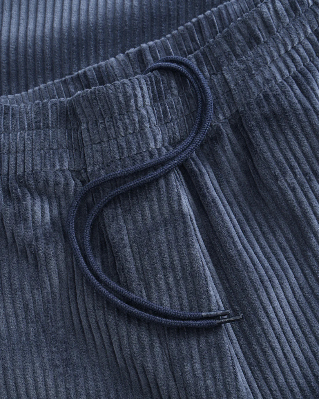 Weite Cordhose Biobaumwolle blau