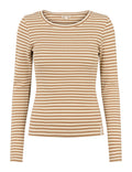 Blossom Stripe LS Top - Fog