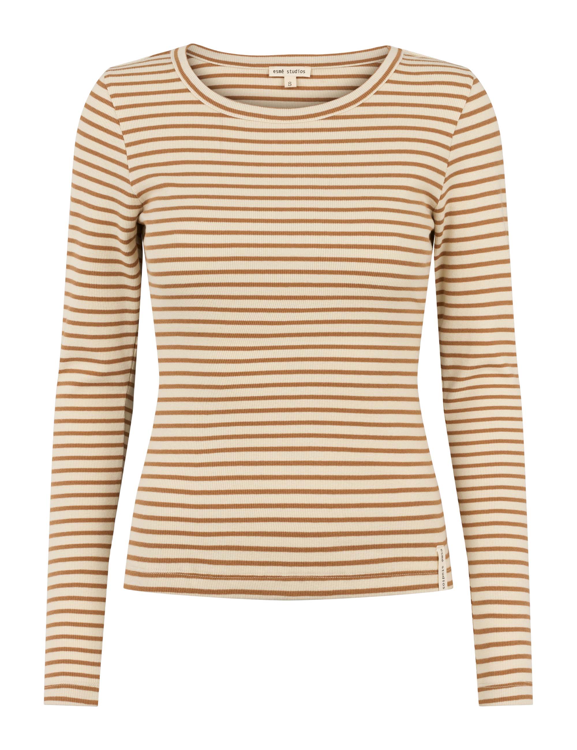 Blossom Stripe LS Top - Fog