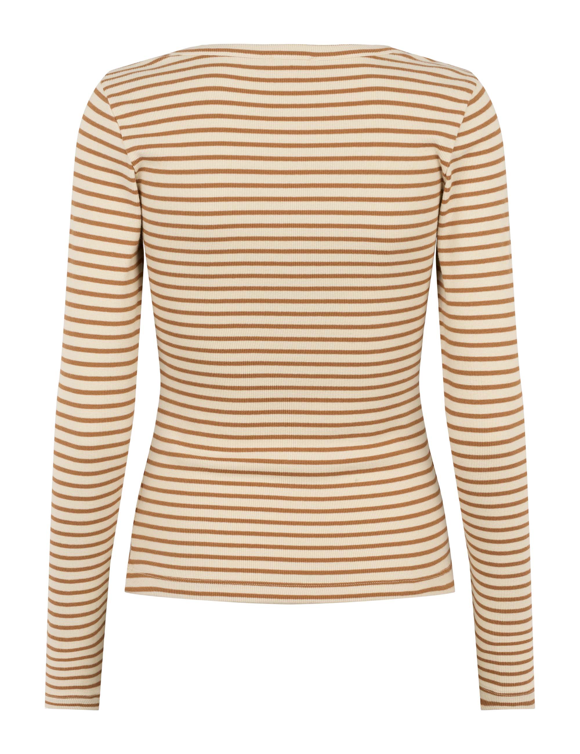 Blossom Stripe LS Top - Fog