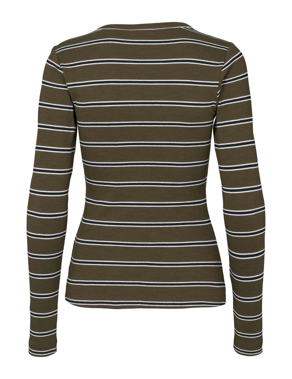 Blossom Stripe LS Top - Forest Night