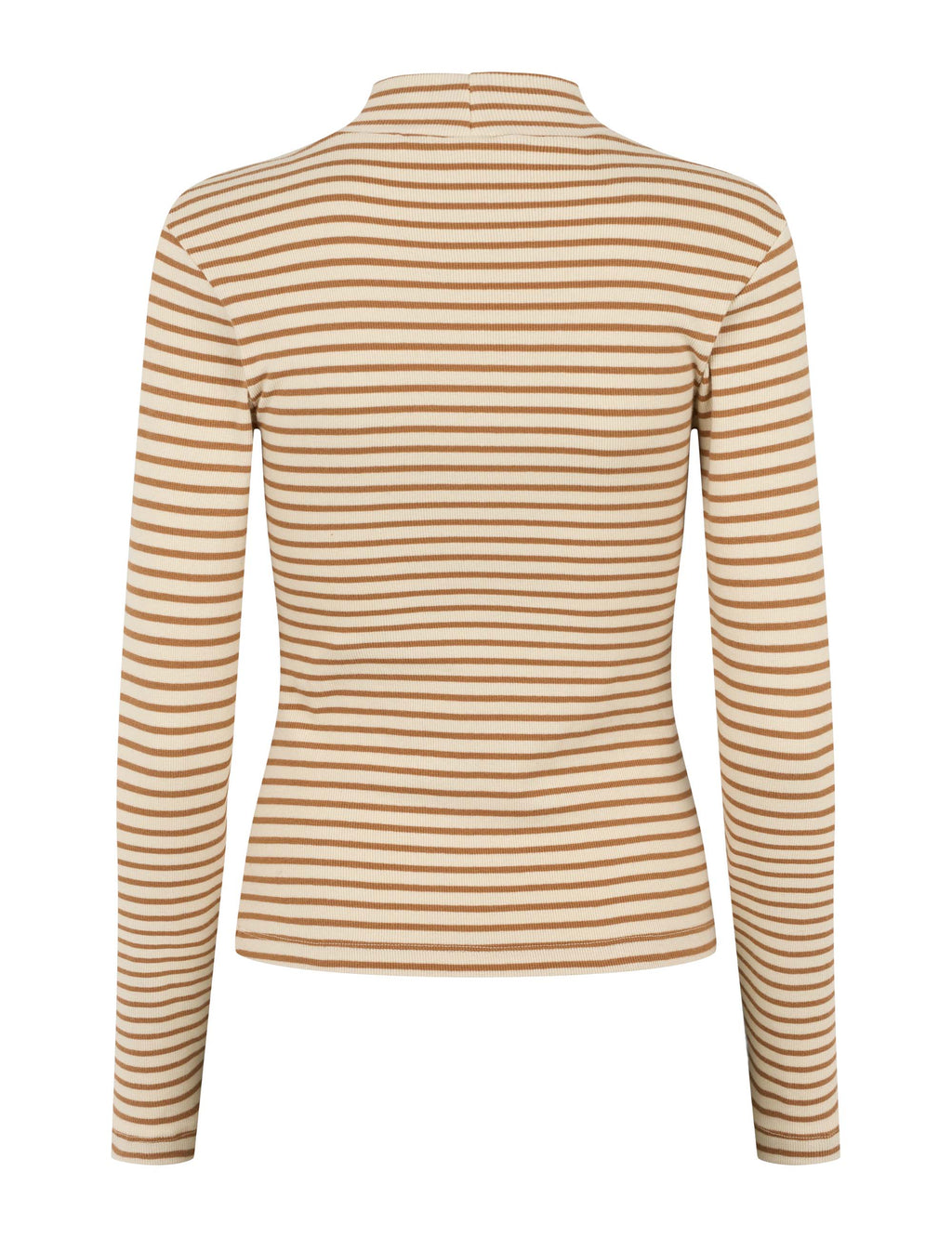 Blossom Stripe LS Turtleneck - Fog