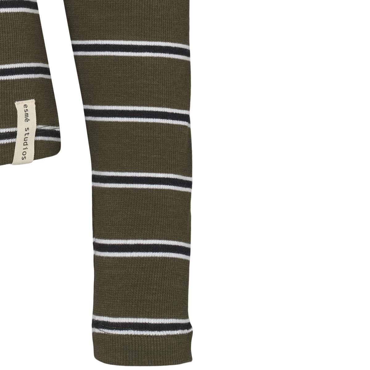 Blossom Stripe LS Top - Forest Night