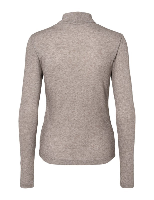 Ivory NOE cashmere LS Top