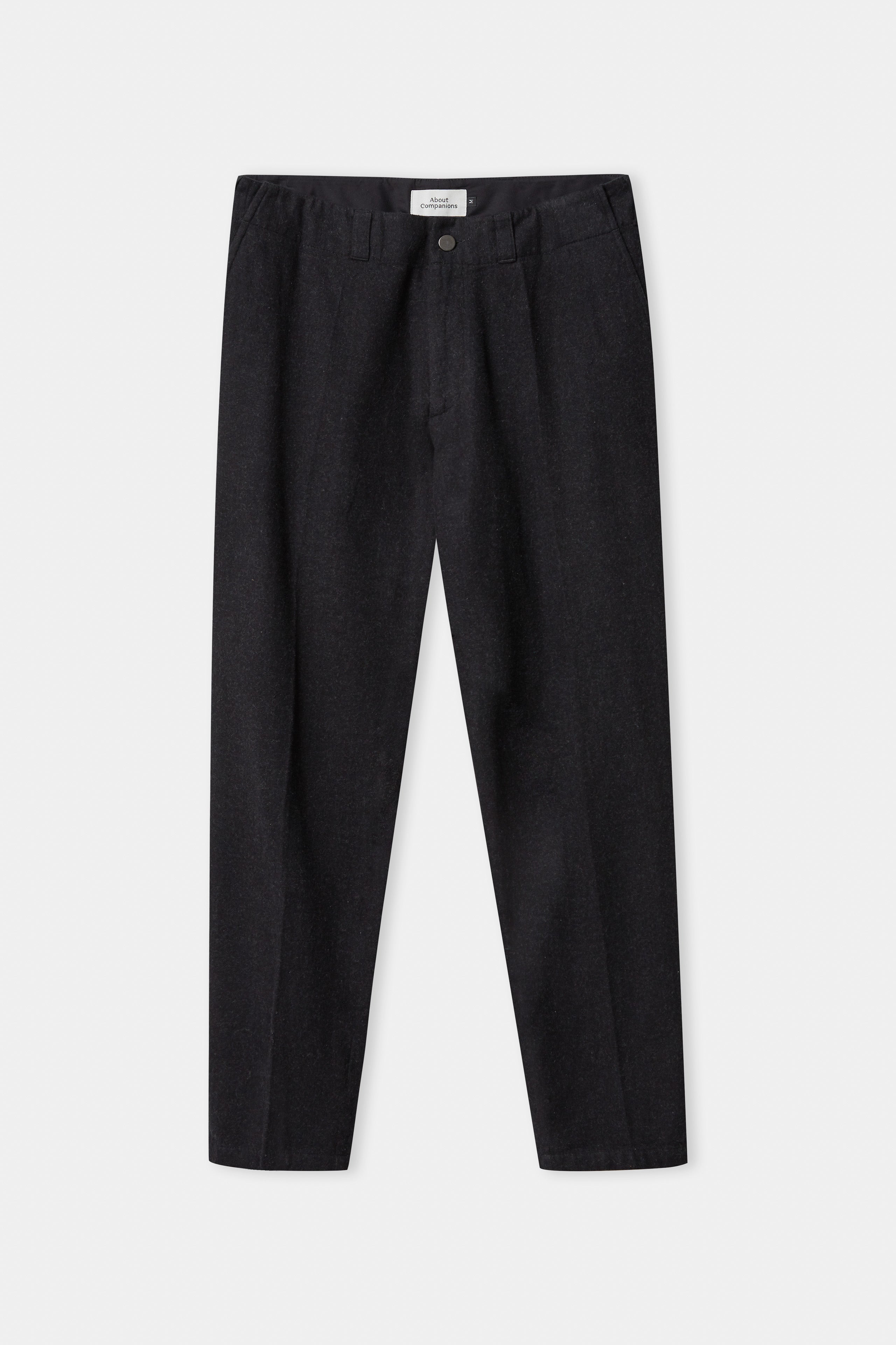 JOSHTA Trousers - Eco Flannel Mel Black