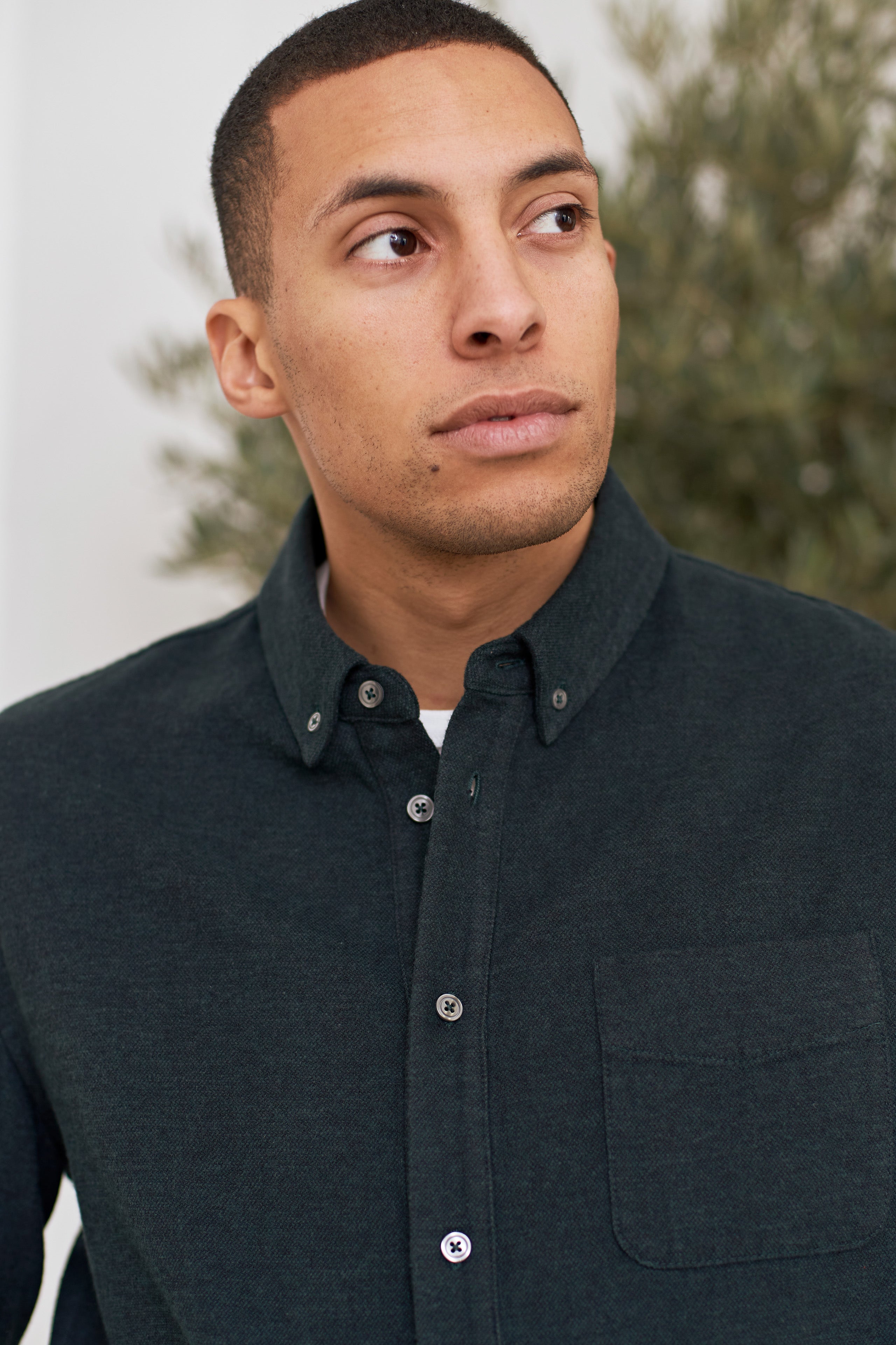 KEN Shirt - Eco Flannel Scot Green