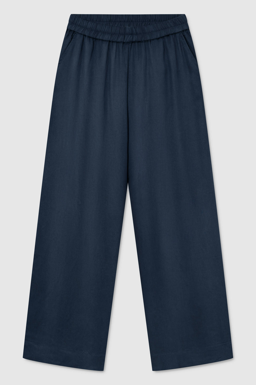THEA - Flowy Tencel Pants, navy