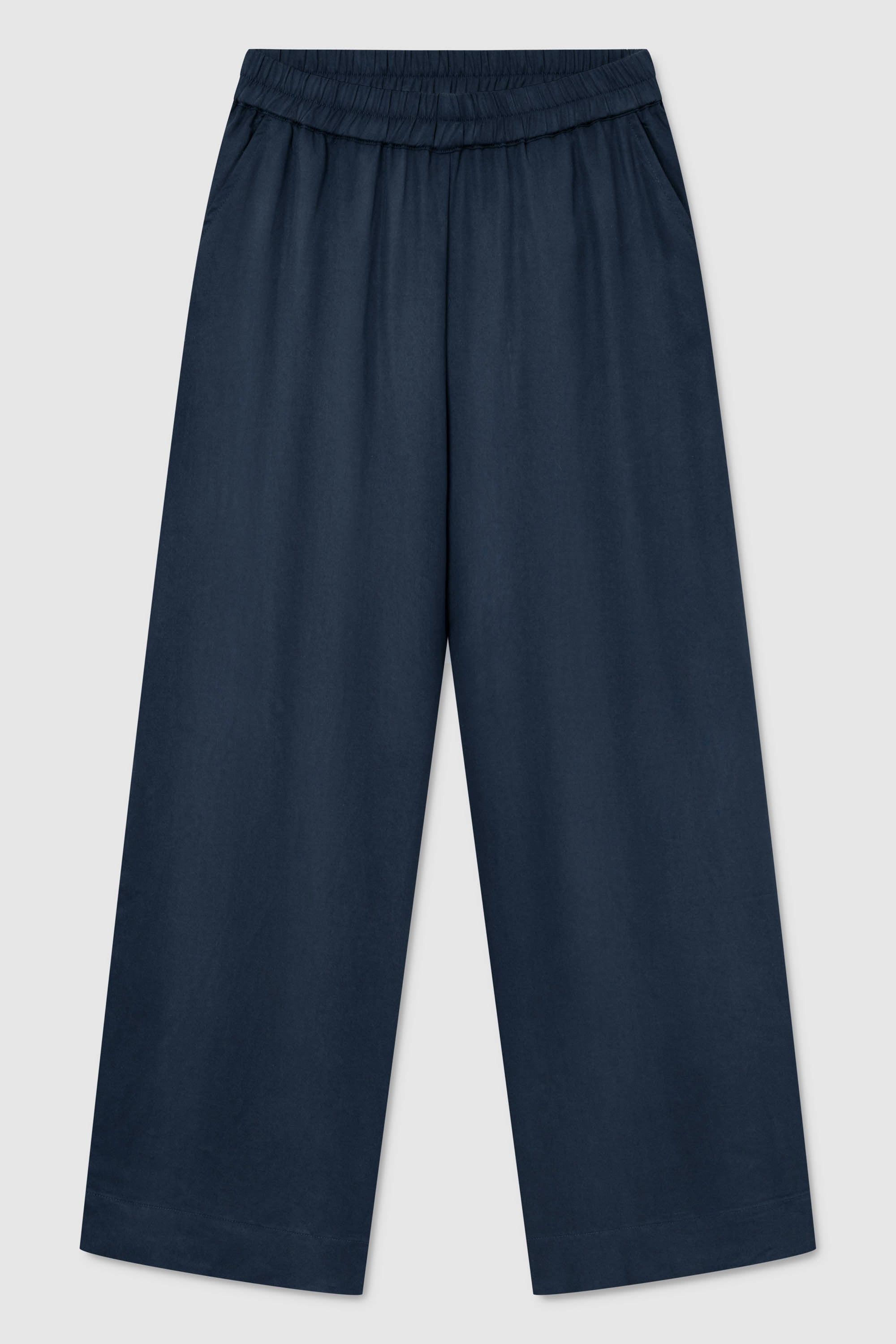 THEA - Flowy Tencel Pants, navy
