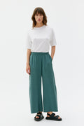 THEA - Tencel trousers, Lagoon green