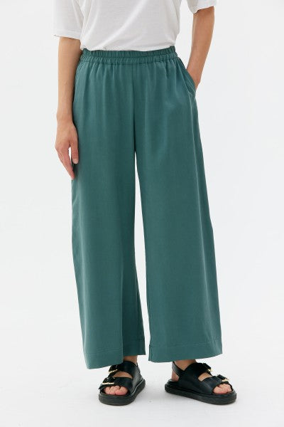 THEA - Tencel trousers, Lagoon green