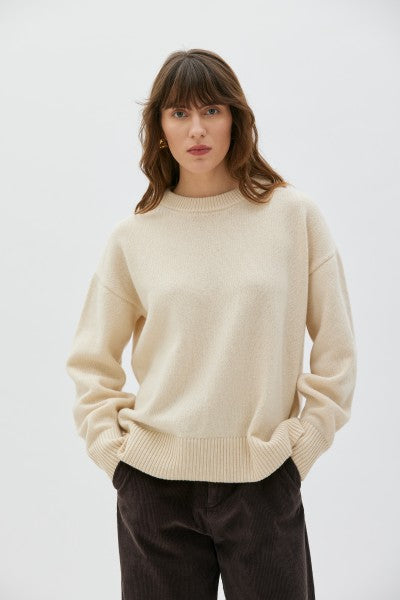 AYA - Wide Leg Corduroy trousers - Cacao brown