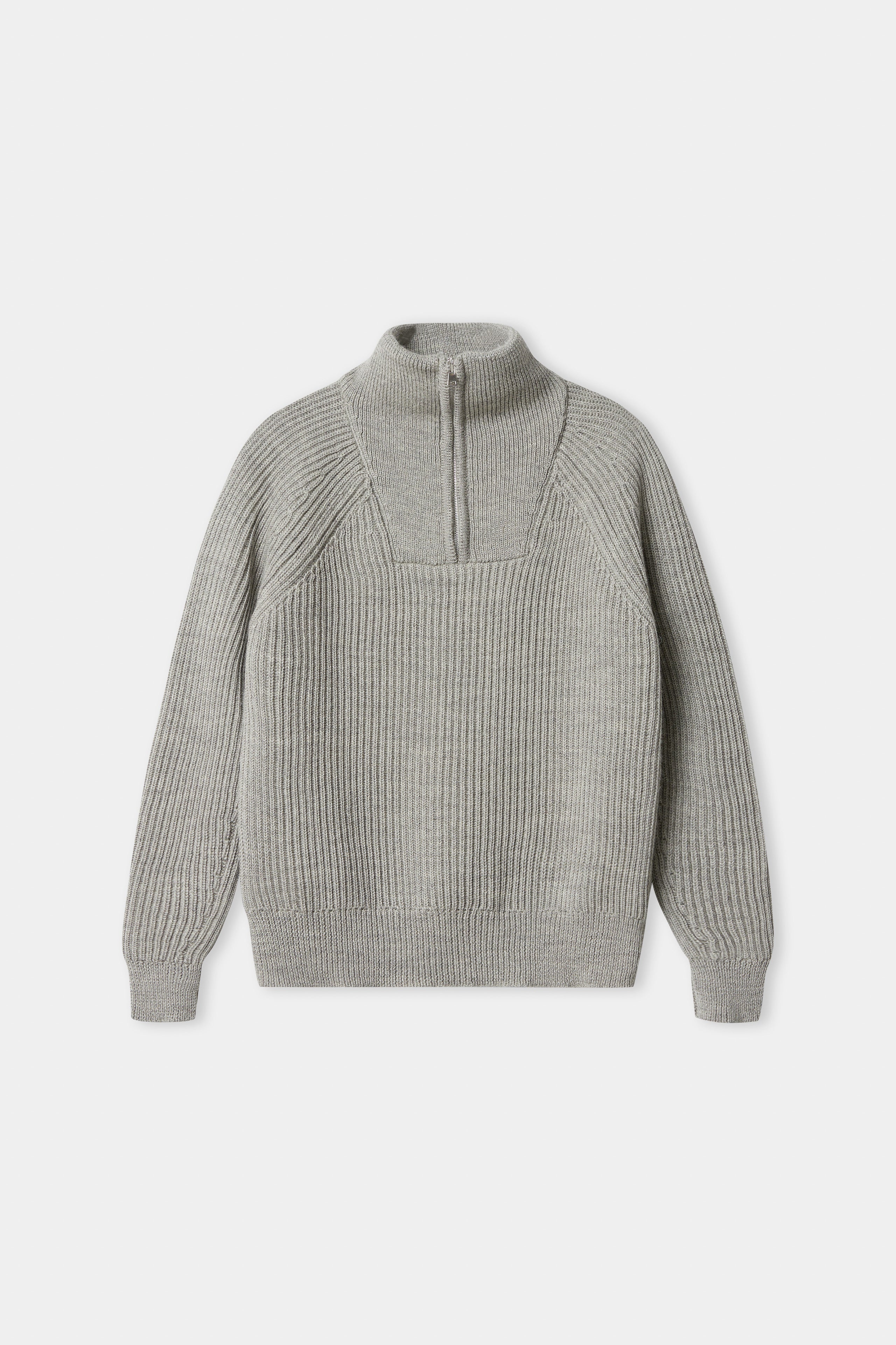 NOLAN Jumper - Eco Undyed Alpaca Grey