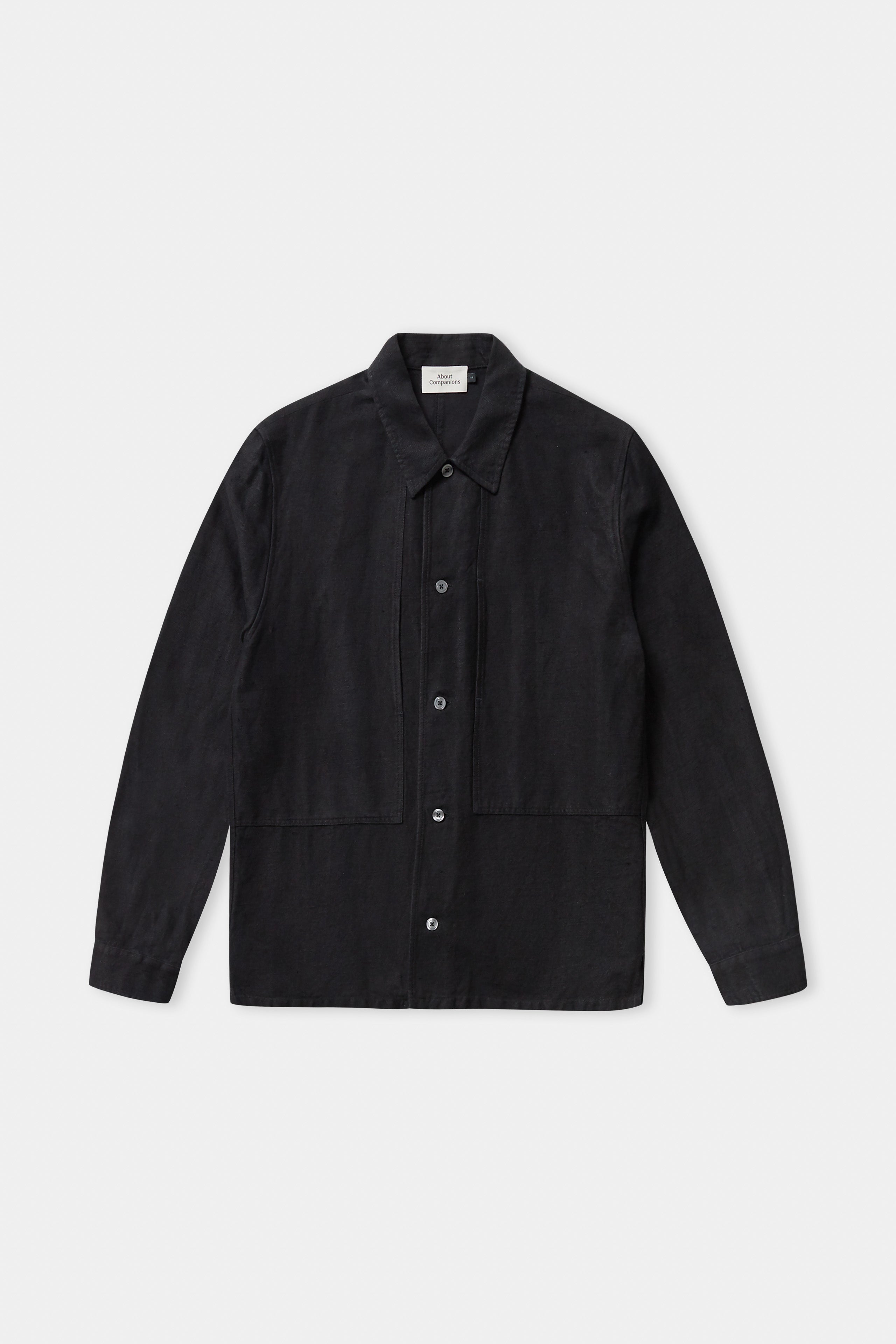OWE Overshirt - Winter Linen Black Olive