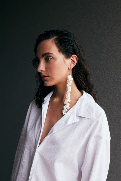 Burbuja Earring - White