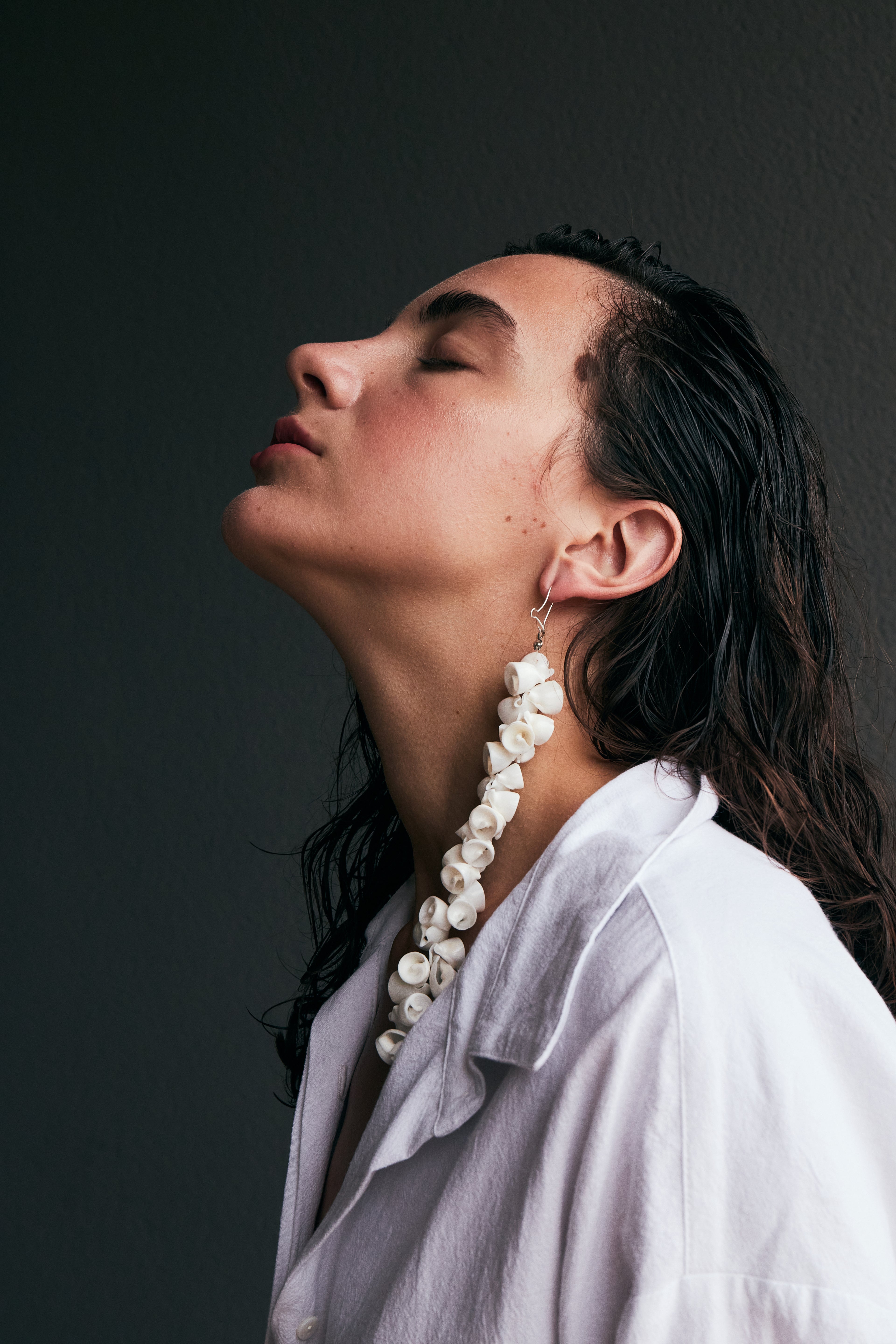Burbuja Earring - White