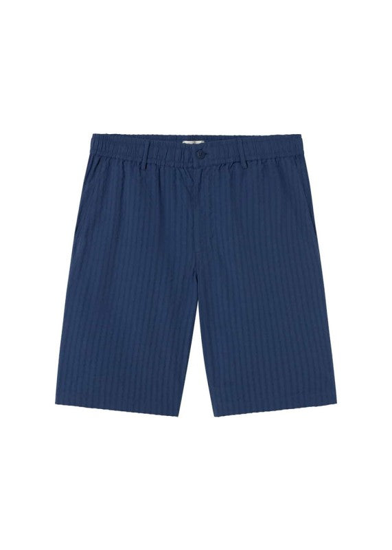 Cobalt seersucker GASPER shorts